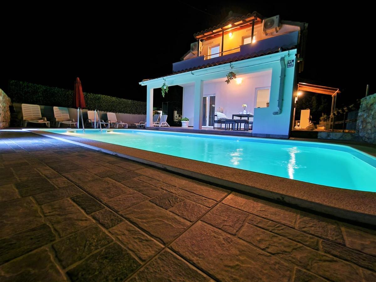 Anas Lagoon Holiday House With Pool At Azure Beach Mali Drvenik Exterior photo